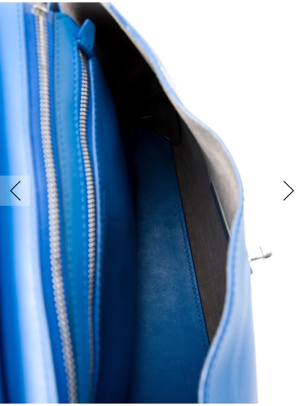 Alexander Wang Electric Royal Blue Leather TopHandle Shoulder Bag Lambskin Kelly